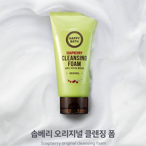 Sữa Rửa Mặt Đặc Trị Mụn Happy Bath Nature Soapberry Cleansing Foam