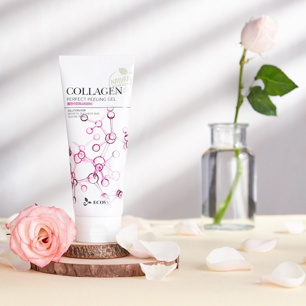 Gel Tẩy Tế Bào Chết Ecosy Collagen Perfect Peeling Gel 180G-2