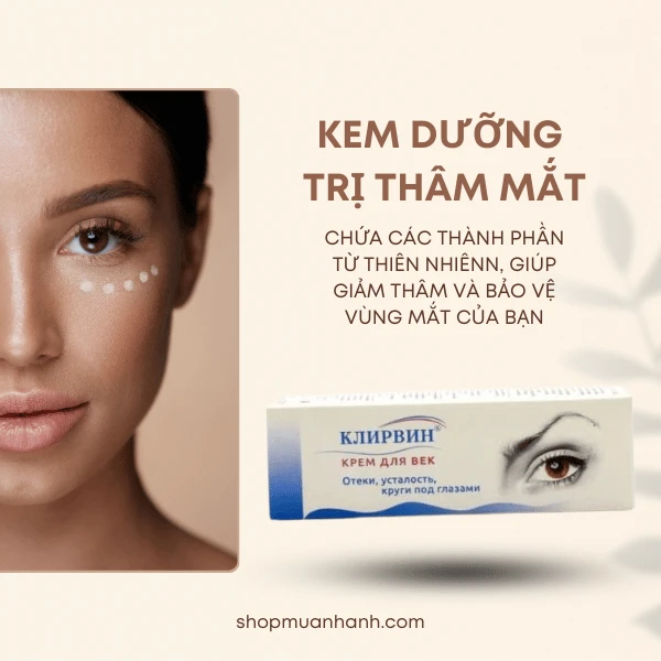 Dưỡng Mắt Trị Thâm Klirvin - Tạm Biệt Quầng Thâm Lâu Năm