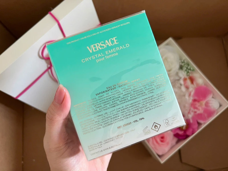Nước Hoa Nữ Versace Crystal Emerald EDP 90ml Cao Cấp - ảnh 4