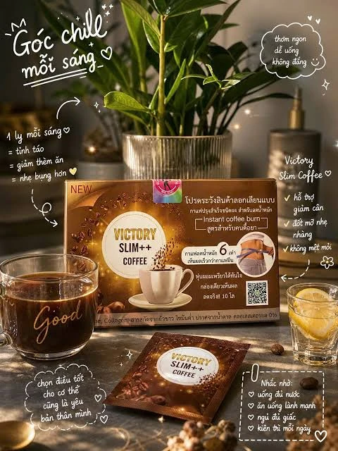 Cà phê Giảm cân PK Nature Victoria SLIM++ coffee Thái Lan - ảnh 4