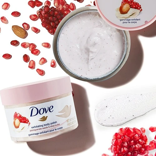 Tẩy tế bào chết body Dove dạng kem mịn màng - ảnh 2