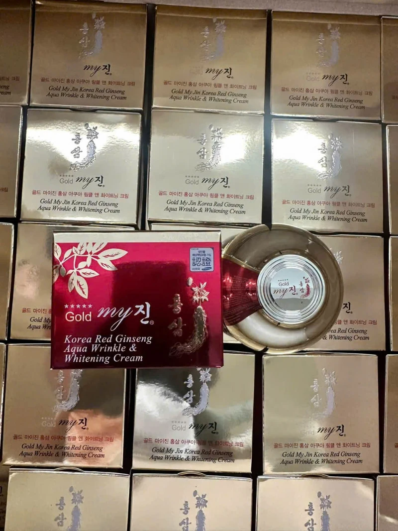 Kem Sâm Dưỡng Trắng Da Ban Đêm My Gold Korea Red Ginseng Sleeping Pack – Dưỡng ẩm và làm trắng da - ảnh 2