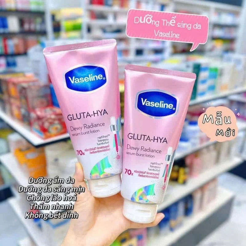 Sữa Dưỡng Thể Vaseline Sáng Da Ban Đêm 300ml - Dưỡng ẩm & Trắng Da - ảnh 2