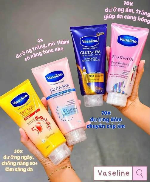 Sữa Dưỡng Thể Vaseline Sáng Da Ban Đêm 300ml - Dưỡng ẩm & Trắng Da - ảnh 3