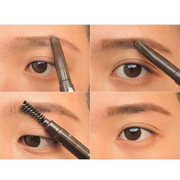 Chì Kẻ Mày 2 Đầu the Face Shop Designing Eyebrow Pencil - ảnh 4