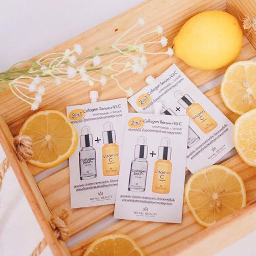 Collagen Serum và Vitamin C 2 in 1 Thái Lan - ảnh 1