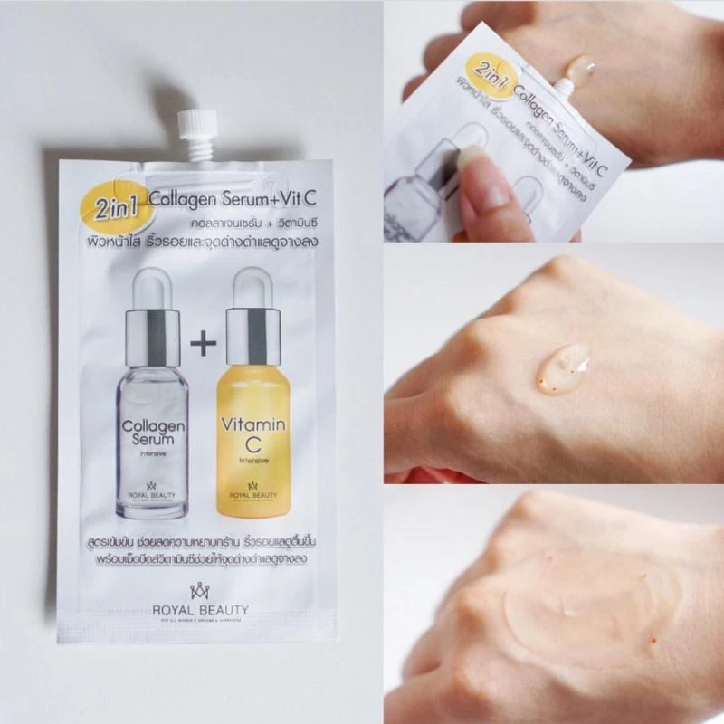 Collagen Serum và Vitamin C 2 in 1 Thái Lan - ảnh 2