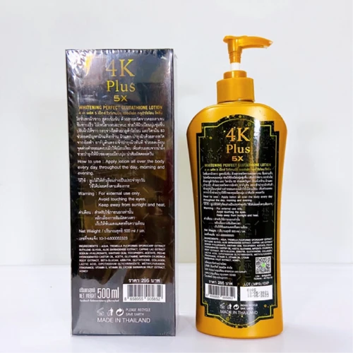 Dưỡng Trắng Da 4k Plus 5x Whitening Perfect Glutathione Thái Lan - ảnh 1