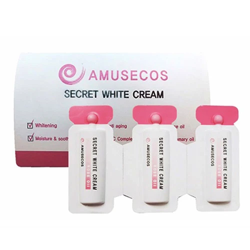 Gel Làm Hồng và Se Khít Vùng Kín Amusecos Secret White Cream Rose Oil - ảnh 1