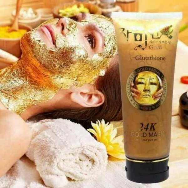 Gel Lột Mặt Nạ Vàng 24k L - Glutathione Hàn Quốc - ảnh 2