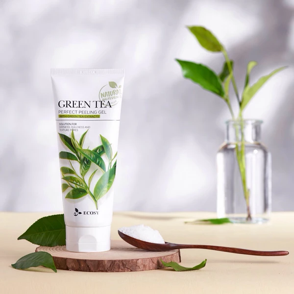Gel Tẩy Tế Bào Chết Ecosy Green Tea Perfect Peeling Gel 180g - ảnh 3