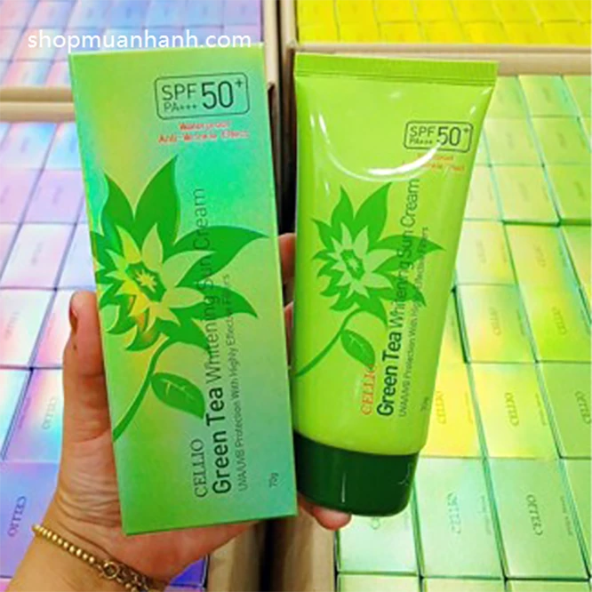 Kem Chống Nắng Cellio Spf 50+/pa+++ - 3 Loại - ảnh 3