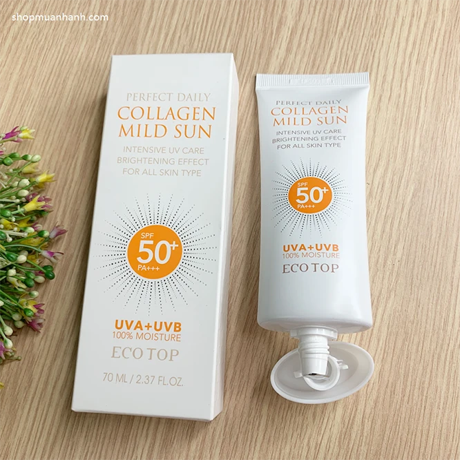 Kem Chống Nắng Collagen Mild Sun 70ml Chính Hãng Hàn Quốc - ảnh 2
