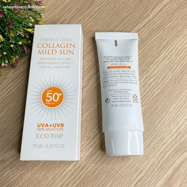 Kem Chống Nắng Collagen Mild Sun 70ml Chính Hãng Hàn Quốc - ảnh 4