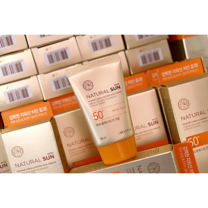 Kem Chống Nắng Natural Sun Eco Power Long Lasting Sun Cream Spf50 Plus Pa - ảnh 3