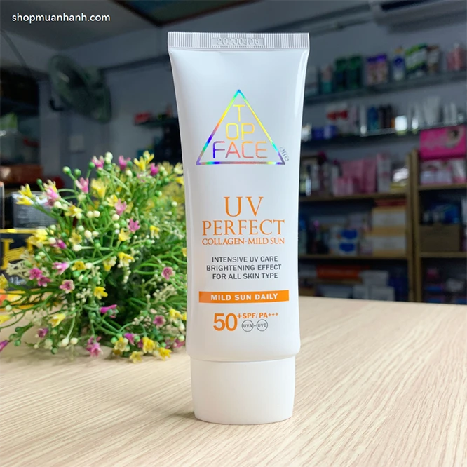 Kem Chống Nắng Top Face Uv Perfect Spf50 Plus Pa Hàn Quốc - ảnh 3
