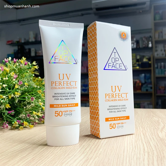 Kem Chống Nắng Top Face Uv Perfect Spf50 Plus Pa Hàn Quốc - ảnh 4
