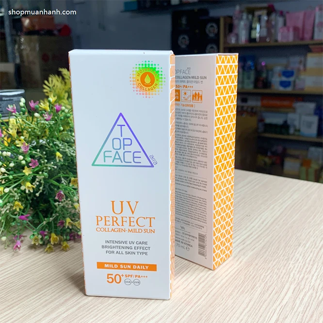 Kem Chống Nắng Top Face Uv Perfect Spf50 Plus Pa Hàn Quốc - ảnh 5