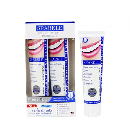 Kem Đánh Trắng Răng Trà Xanh Sparkle Thái Lan - ảnh 1