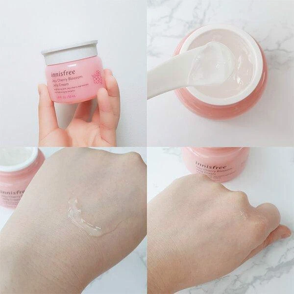 Kem Dưỡng Ẩm Dạng Gel Innisfree Jeju Cherry Blossom Jelly Cream 50ml - ảnh 2