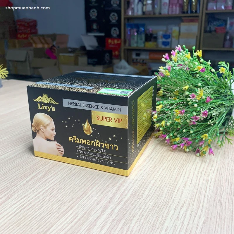 Kem Dưỡng Trắng Da Body Livy Đen Thái Lan - ảnh 2