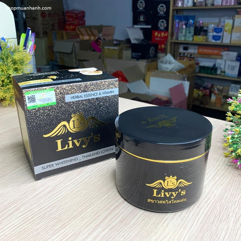 Kem Dưỡng Trắng Da Body Livy Đen Thái Lan - ảnh 3