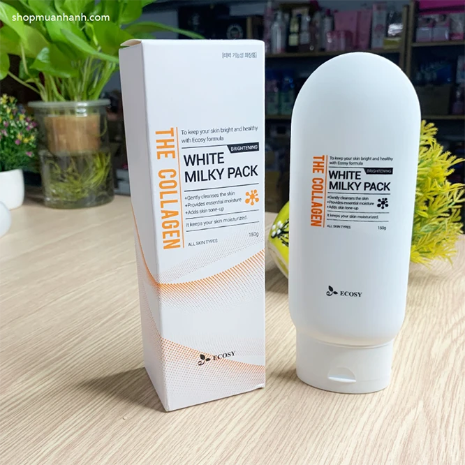 Kem Dưỡng Trắng Da Body Nature White Milky Pack the Collagen Ecosy 150g - ảnh 3