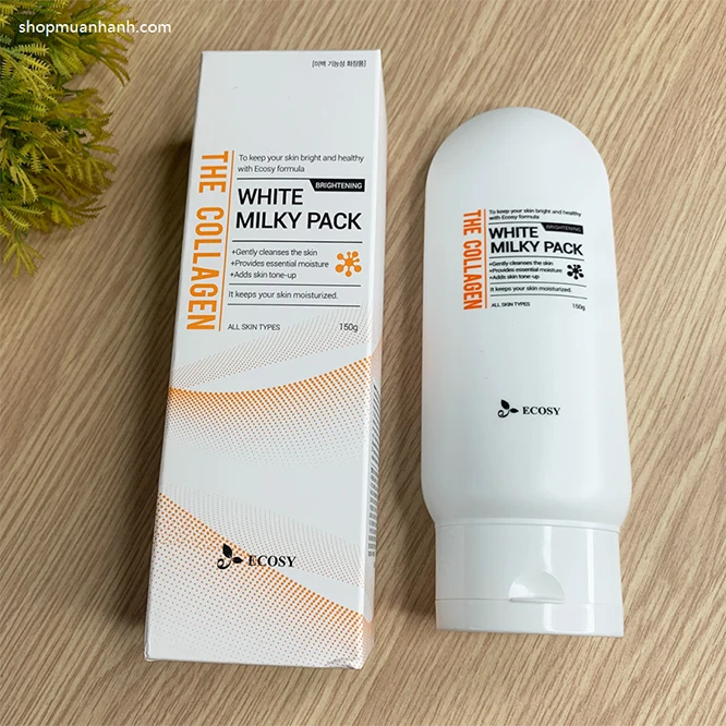 Kem Dưỡng Trắng Da Body Nature White Milky Pack the Collagen Ecosy 150g - ảnh 4