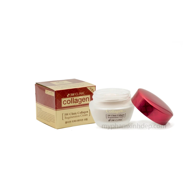 Kem Dưỡng Trắng Da Chống Lão Hóa 3w Clinic Collagen - ảnh 2