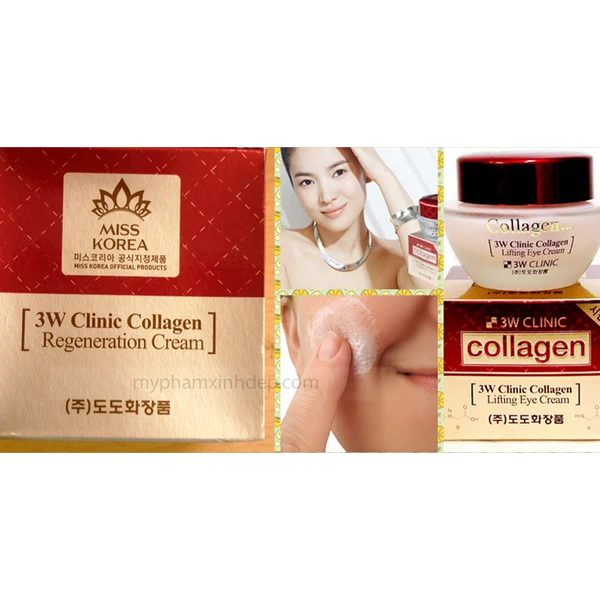 Kem Dưỡng Trắng Da Chống Lão Hóa 3w Clinic Collagen - ảnh 3