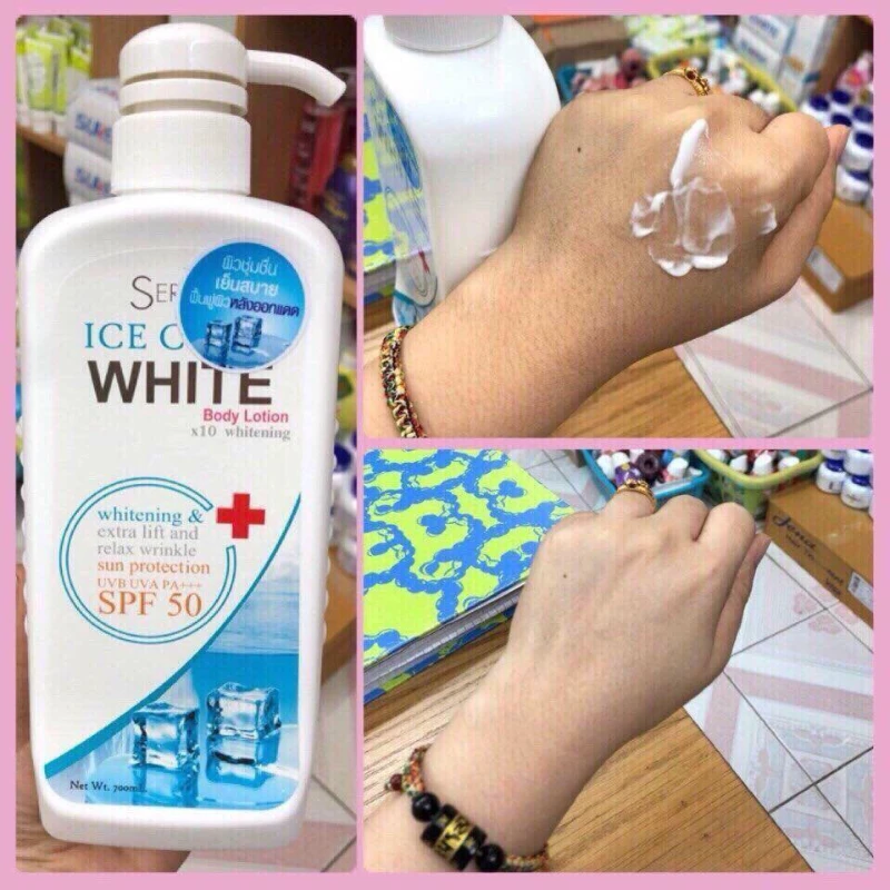 Kem Dưỡng Trắng Da Ice Cool White Body Lotion Thái Lan 700ml - ảnh 2