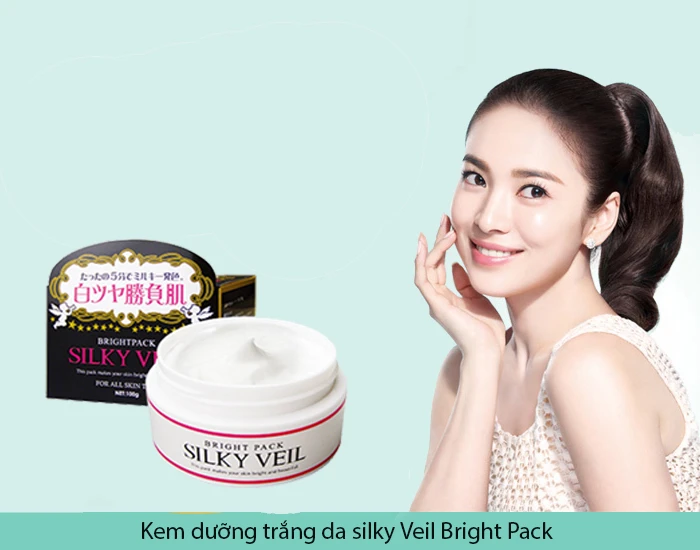 Kem Dưỡng Trắng Da Silky Veil Nhật Bản - ảnh 4