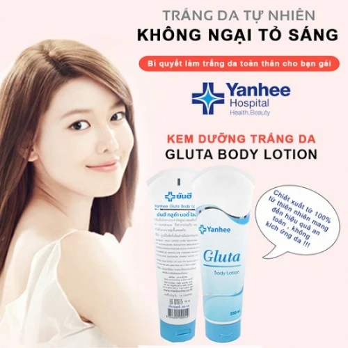 Kem Dưỡng Trắng Da Toàn Thân Gluta Body Lotion Yanhee - ảnh 4