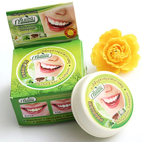 Kem Làm Trắng Răng Herbal Clove Toothpaste Thái Lan - ảnh 1