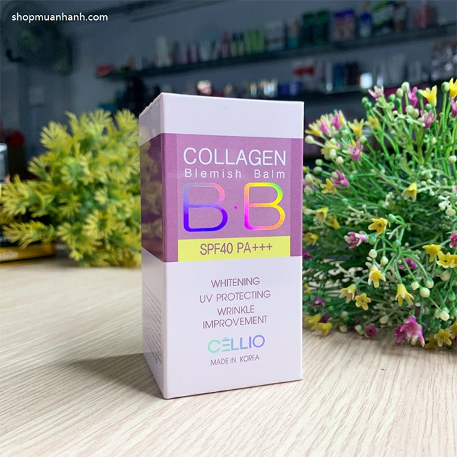 Kem Nền Cellio Collagen Blemish Balm B.b Spf 40 Pa+++ - ảnh 5