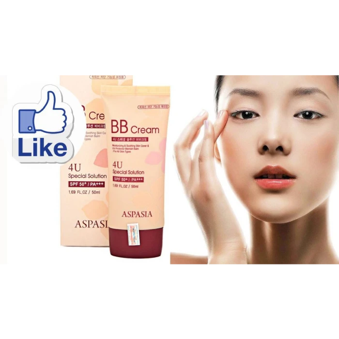 Kem Nền Chống Nắng Aspasia 4u Special B.b Solution Cream Spf50 Pa - ảnh 2