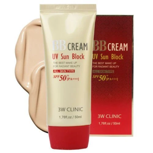 Kem Nền Chống Nắng Bb Cream Uv Sun Spf50 Plus Pa Chính Hãng - ảnh 2