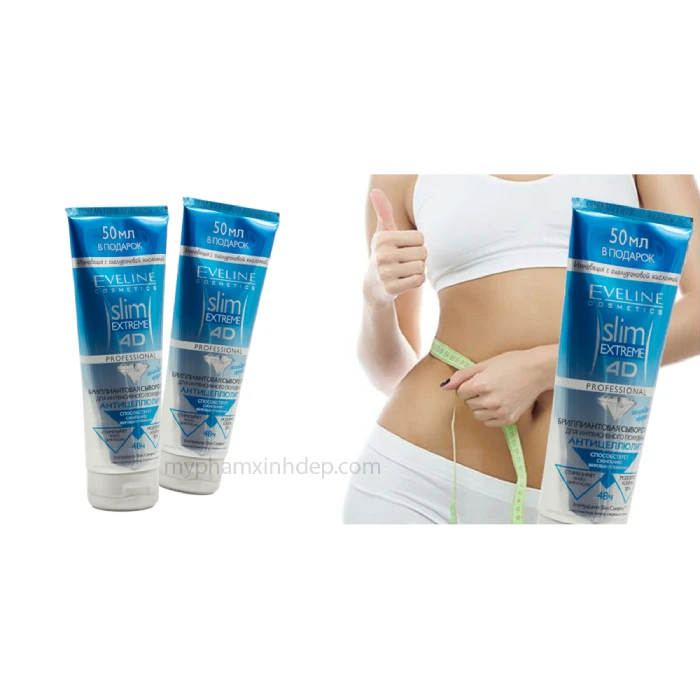 Kem Tan Mỡ Bụng Eveline Slim Extreme 4d Nga - ảnh 2