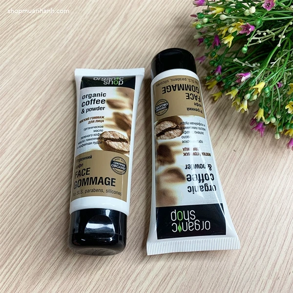 Kem Tẩy Da Chết Mặt Organic Shop Organic Coffee And Powder của Nga - ảnh 5