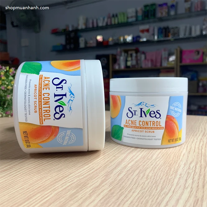 Kem Tẩy Tế Bào Chết Hương Mơ St.ives - ảnh 2