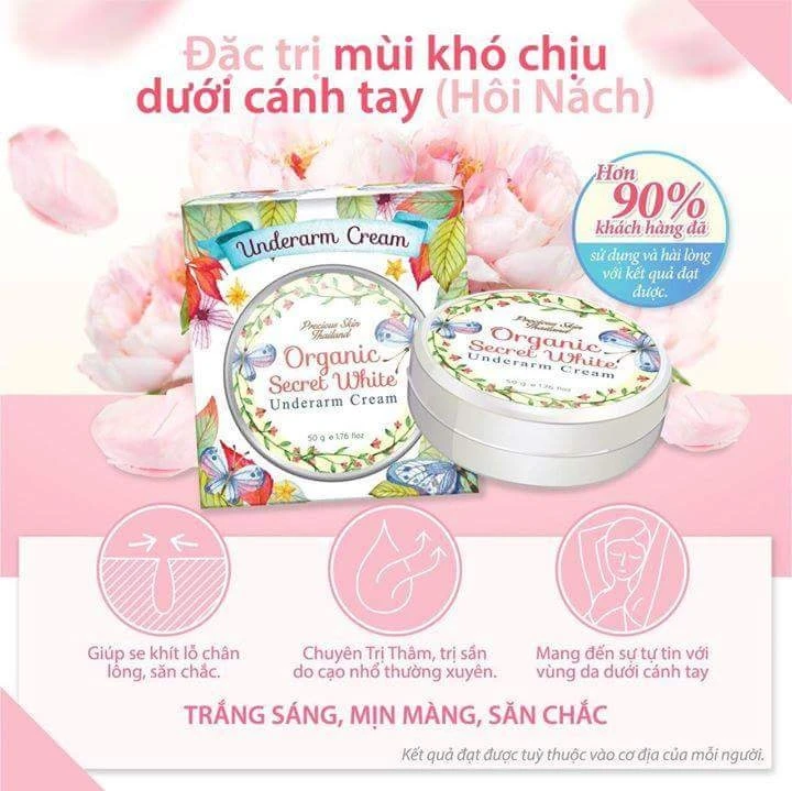 Kem Trị Thâm Nách Organic Secret White Underarm Cream - ảnh 2