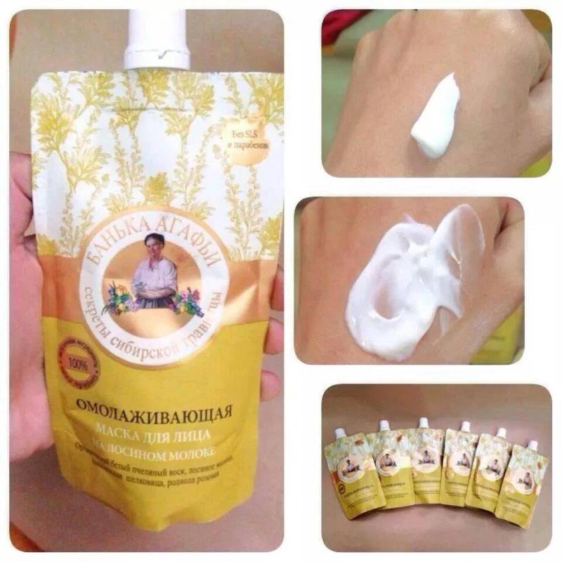 Mặt Nạ Sữa Non Bà Già Nga Agafia - ảnh 3