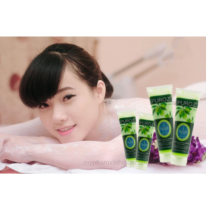 Muối Tắm Tẩy Thâm Đen Puroz của Pháp - ảnh 2
