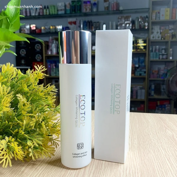 Nước Hoa Hồng Trắng Da Ecotop Collagen Whitening Skin 150ml - ảnh 2
