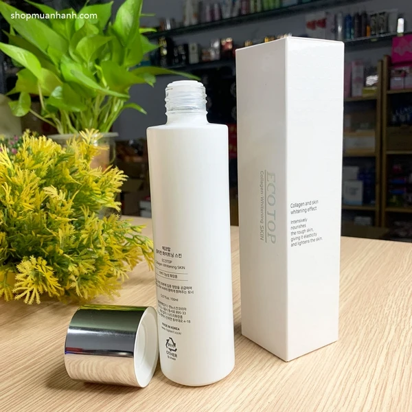 Nước Hoa Hồng Trắng Da Ecotop Collagen Whitening Skin 150ml - ảnh 3