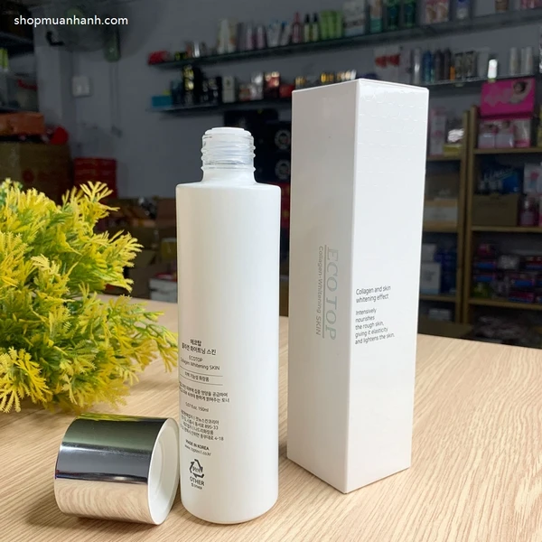 Nước Hoa Hồng Trắng Da Ecotop Collagen Whitening Skin 150ml - ảnh 4