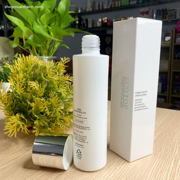 Nước Hoa Hồng Trắng Da Ecotop Collagen Whitening Skin 150ml - ảnh 5