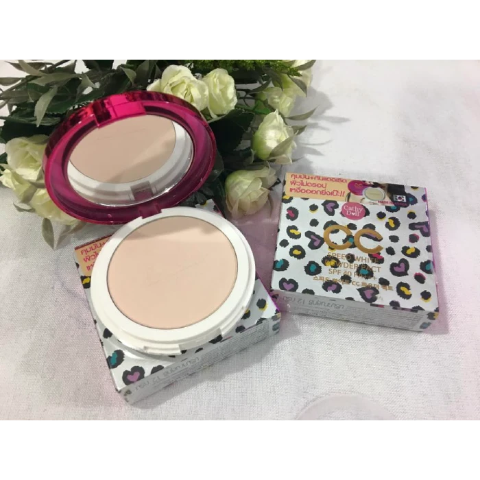 Phấn Phủ Nén Cathy Doll Cc Speed White Powder Pact Chính Hãng - ảnh 2