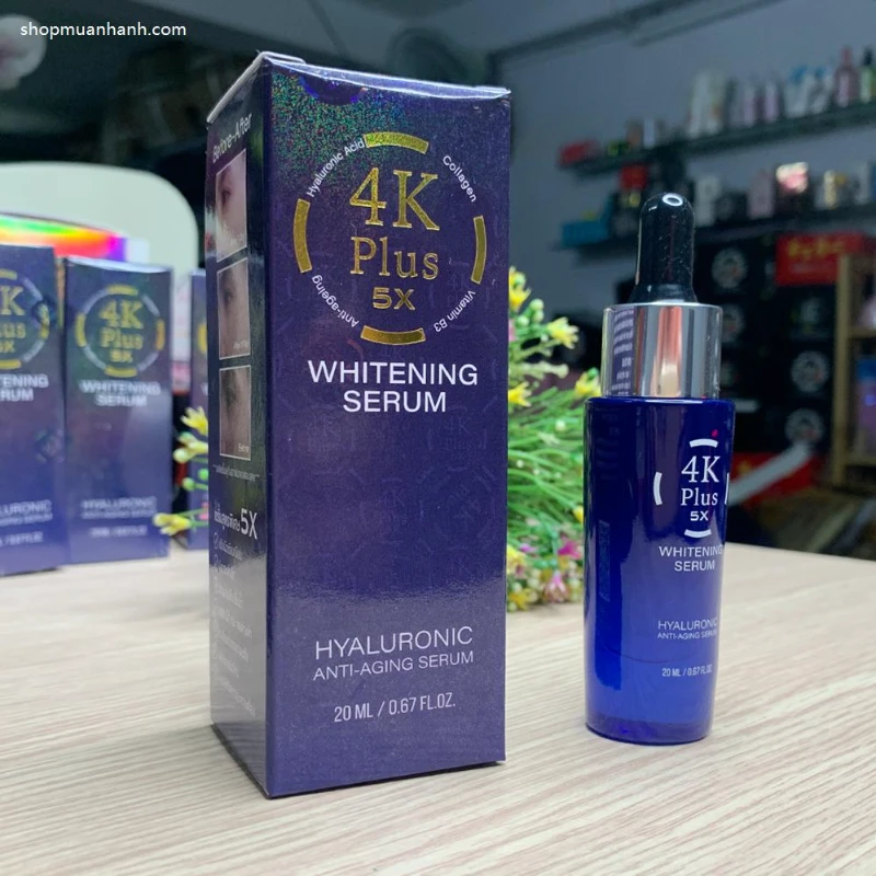 Serum 4k Plus 5x Whitening Thái Lan - ảnh 4